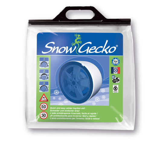 SnowGecko L product packaging front side