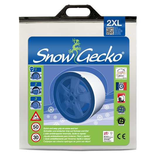 SnowGecko 2XL product packaging front side