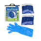 Product packaging content for SnowGecko products contains two SnowGecko tire socks and a pair of gloves