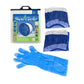 Product packaging content for SnowGecko products contains two SnowGecko tire socks and a pair of gloves